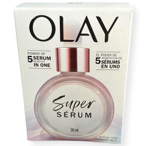 Olay Super Serum 30ml Niacinamide Collagen Peptide Vitamin C AHA NIB - Picture 1 of 6